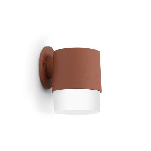 Lombardo+Clic Up Wall LED 5W 330lm 3000K, hämardatav phase-cut, IP65, välisvalgusti, terrakota