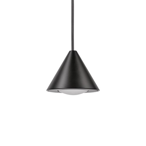 CINI&NILS+Cordina Conico 50 LED 5W 550lm 2700K, hämardatav, rippvalgusti, must, laerosett tellida eraldi