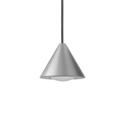 CINI&NILS+Cordina Conico 50 LED 5W 550lm 2700K, hämardatav, rippvalgusti, hõbedane, laerosett tellida eraldi