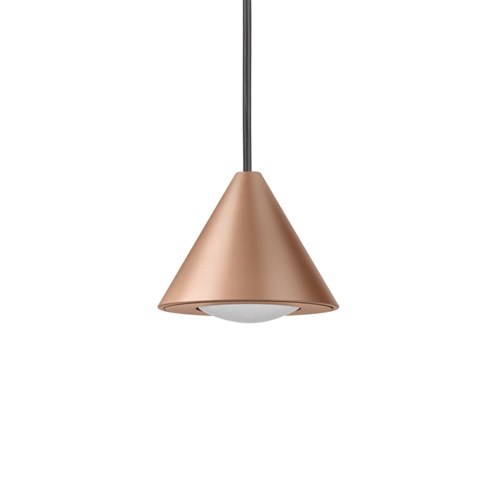 CINI&NILS+Cordina Conico 50 LED 5W 550lm 2700K, hämardatav, rippvalgusti, roosa kuld, laerosett tellida eraldi
