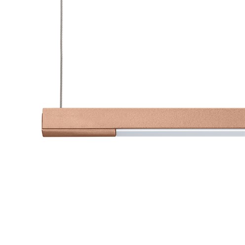 CINI&NILS+Cordina Lineare LED 10W 1400lm 2700K, hämardatav, rippvalgusti, roosa kuld, laerosett tellida eraldi