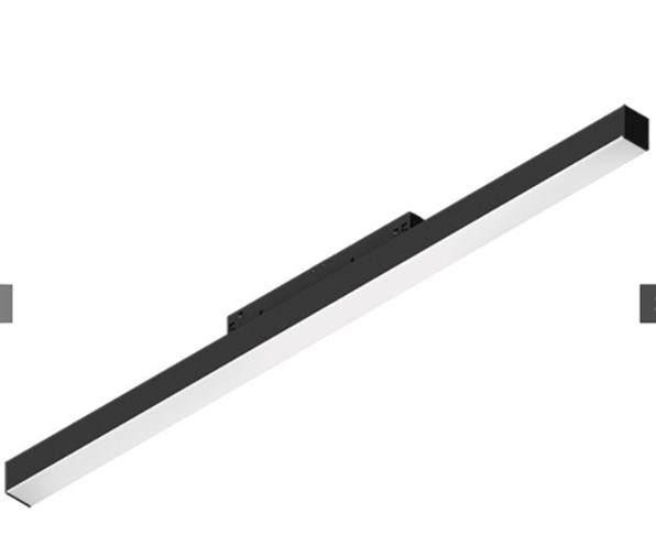 Reggiani+Yori Linear LED 10.8W 1488lm 3000K CRI>90 102°, hämardatav DALI, siinivalgusti, must
