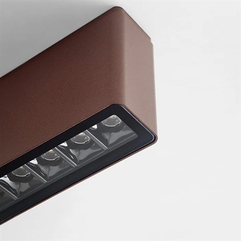 Diomede+DIVAR ROOF MEDIUM LED 12,1W 1177lm 3000K 32°, IP65, välisvalgusti, alumiinium (pildil corten)