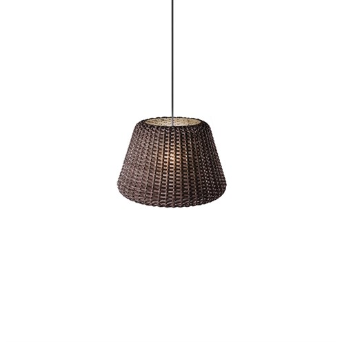 Panzeri+Ralph max. 53W E27, IP65, rippvalgusti, pruun