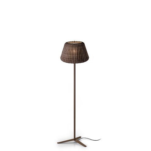 Panzeri+Ralph Floor 190 max. 53W E27, IP65, põrandavalgusti, pruun