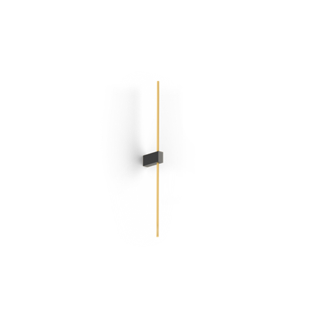 Wever & Ducré+FINLIN WALL 2.0 LED 10.2W 905lm 3000K CRI>90, hämardatav phase-cut, seinavalgusti, matt must/kuldne
