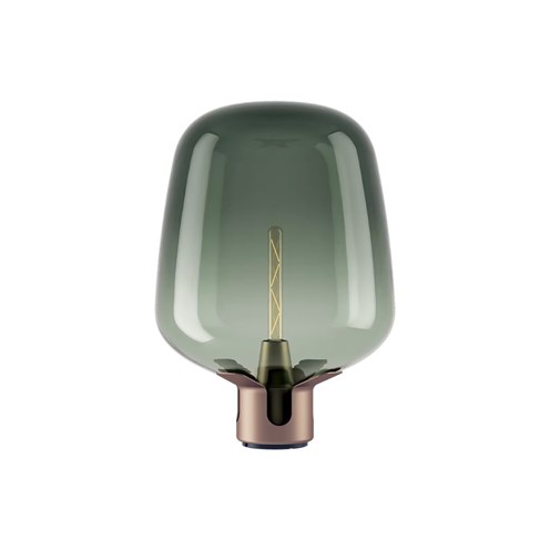 Lodes+Flar Large max. 25W E27, juhtmel hämarduse lüliti, põrandavalgusti, terra/türkiis