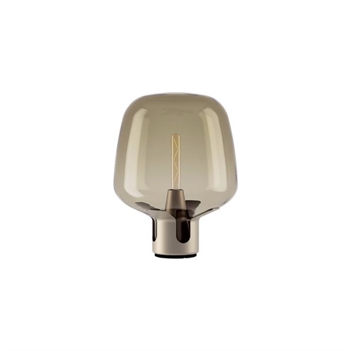 Lodes+Flar Medium max. 25W E27, juhtmel hämarduse lüliti, põrandavalgusti, šampanja/meevärvi
