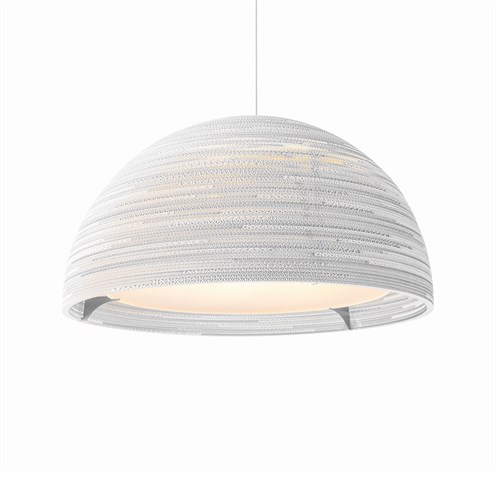 Graypants+Dome36 max. 3x15W E27, rippvalgusti, valge
