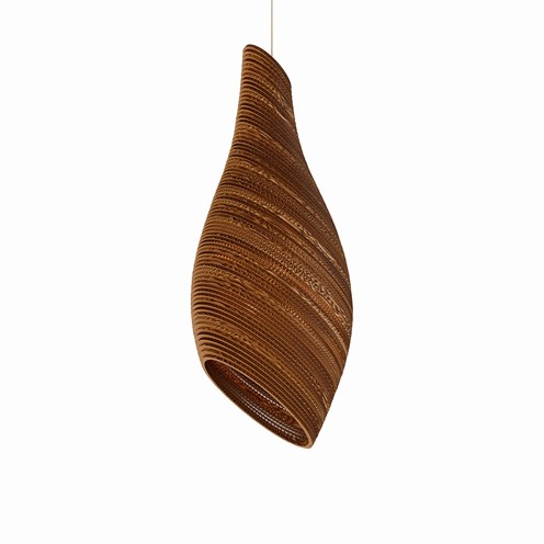 Graypants+Nest32 Natural rippvalgusti 15W E27; Ø 33cm, H 85cm; pruun