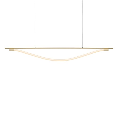 Graypants+Bow160 LED 19W 1180lm 2320K, rippvalgusti, messing