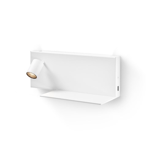 Panzeri+Jay L LED 18W 2700K CRI>90 34°, lülitiga, seinavalgusti, valge