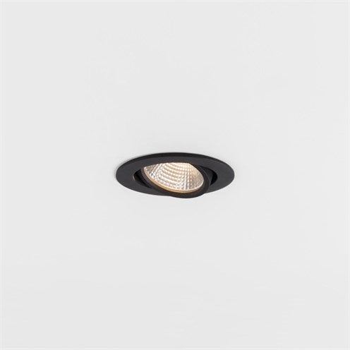 Modular+K 77 Recessed Adjustable 77 1x LED 5/7.2W 482/648lm 350/500mA 2700K CRI>90 23°, süvisvalgusti, must, liiteseadmeta