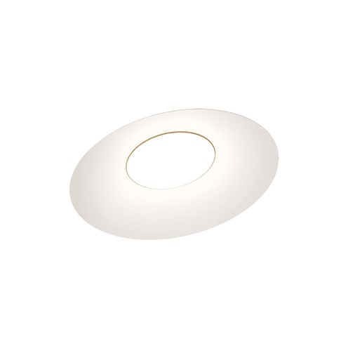 Kdln+Kate LED 65W 6856lm 2700K CRI>90, hämardatav phase-cut, laevalgusti, matt valge