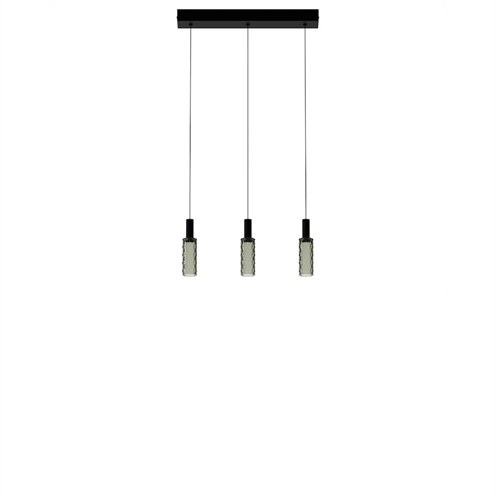 Panzeri+Scent Pixel Cluster 3 elements LED 10,5W 543lm 2700K CRI>90, rippvalgusti, suitsune klaas