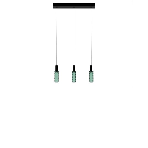 Panzeri+Scent Pixel Cluster 3 elements LED 10,5W 543lm 2700K CRI>90, rippvalgusti, roheline