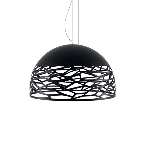 Lodes+Kelly 80 4x max. 25W E27, rippvalgusti, matt must