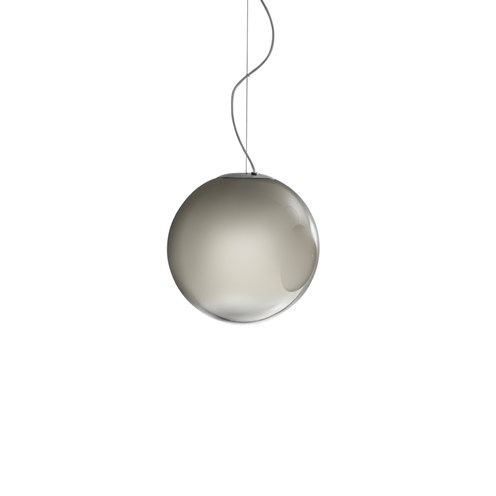 Panzeri+Smoke Ø35 LED 21W E27 1330lm 2700K, rippvalgusti, suitsune/titaan