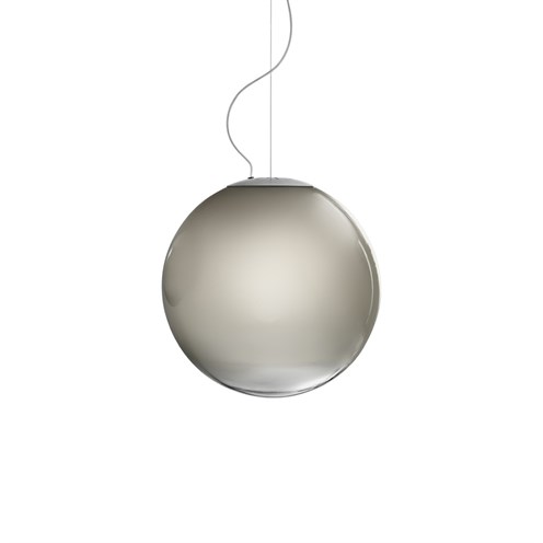 Panzeri+Smoke Ø50 LED 21W E27 1330lm 2700K, rippvalgusti, suitsune/titaan