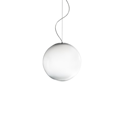 Panzeri+Smoke Ø35 LED 21W E27 1330lm 2700K, rippvalgusti, valge/titaan