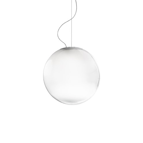 Panzeri+Smoke Ø50 LED 21W E27 1330lm 2700K, rippvalgusti, valge/titaan