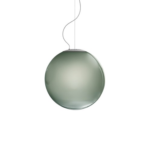 Panzeri+Smoke Ø50 LED 21W E27 1330lm 2700K, rippvalgusti, roheline/titaan
