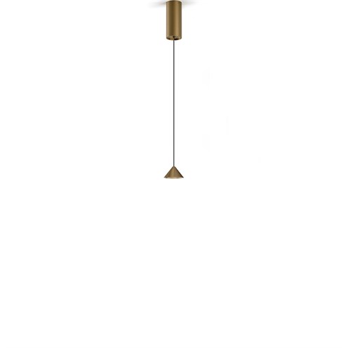 Panzeri+Rendez-Vous LED 2W 95lm 2700K CRI>90 25°, rippvalgusti, pronks