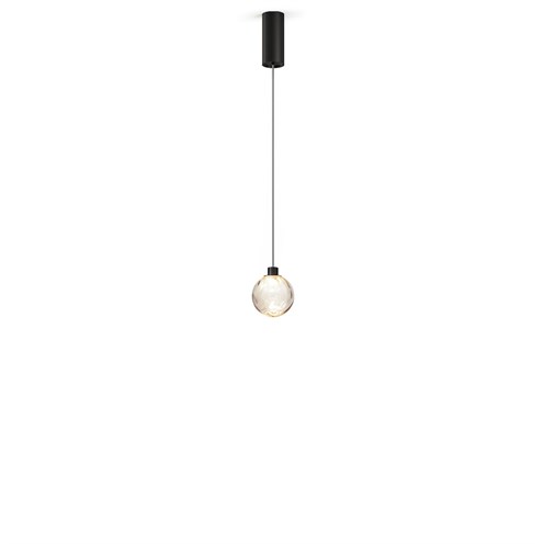 Panzeri+Murané Ø10 LED 4W 167lm 2700K CRI>90, rippvalgusti, klaar/matt must