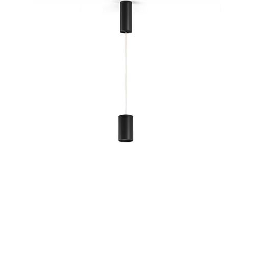 Panzeri+432 Ways Ø8 LED 10,7W 1134lm 2700K CRI>90, hämardatav Push/DALI, rippvalgusti, must, lääts tellida eraldi