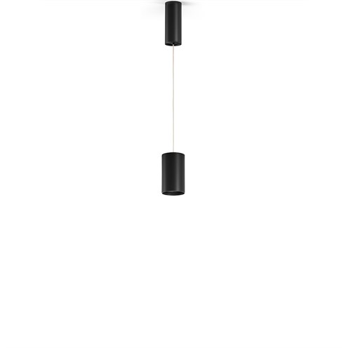 Panzeri+432 Ways Ø10 LED 16,4W 1875lm 2700K CRI>90, hämardatav Push/DALI, rippvalgusti, must, lääts tellida eraldi