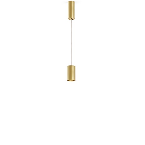 Panzeri+432 Ways Ø8 LED 10,7W 1134lm 2700K CRI>90, hämardatav Push/DALI, rippvalgusti, matt messing, lääts tellida eraldi