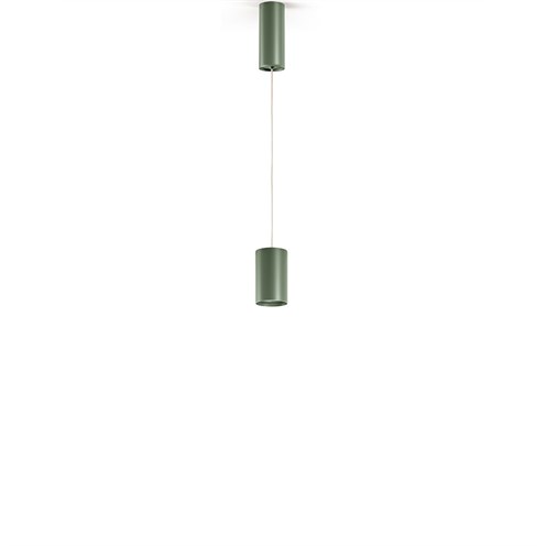 Panzeri+432 Ways Ø8 LED 10,7W 1134lm 2700K CRI>90, hämardatav Push/DALI, rippvalgusti, oliiviroheline, lääts tellida eraldi