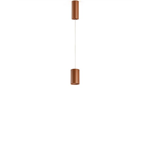 Panzeri+432 Ways Ø8 LED 10,7W 1134lm 2700K CRI>90, hämardatav Push/DALI, rippvalgusti, terrakota, lääts tellida eraldi