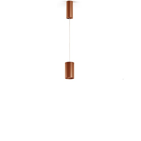 Panzeri+432 Ways Ø10 LED 16,4W 1875lm 2700K CRI>90, hämardatav Push/DALI, rippvalgusti, terrakota, lääts tellida eraldi