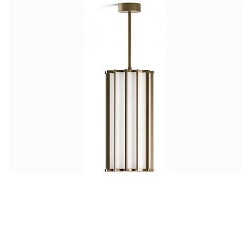 Panzeri+Roma LED 39W 2790lm 2700K CRI>90, hämardatav Push/DALI, rippvalgusti, pronks