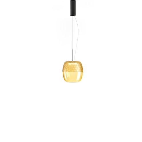 Panzeri+Adamas LED 9W 624lm 2700K CRI>90, hämardatav Push/DALI, rippvalgusti, pronks/matt must