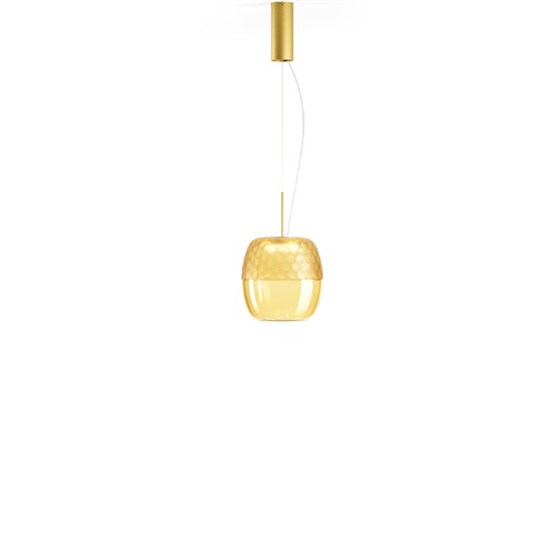 Panzeri+Adamas LED 9W 624lm 2700K CRI>90, hämardatav Push/DALI, rippvalgusti, pronks/matt messing