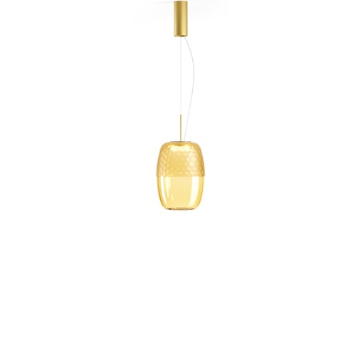 Panzeri+Adamas LED 9W 624lm 2700K CRI>90, hämardatav Push/DALI, rippvalgusti, pronks/matt messing