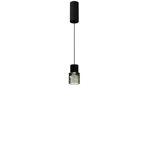 Panzeri+Scent LED 9W 500lm 2700K CRI>90 24°, rippvalgusti, suitsune klaas