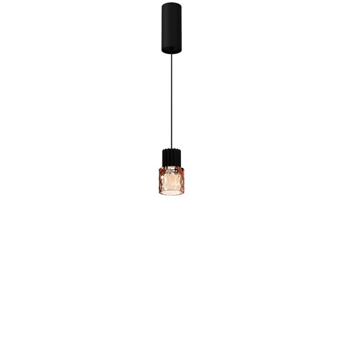 Panzeri+Scent LED 9W 500lm 2700K CRI>90 24°, rippvalgusti, roosa