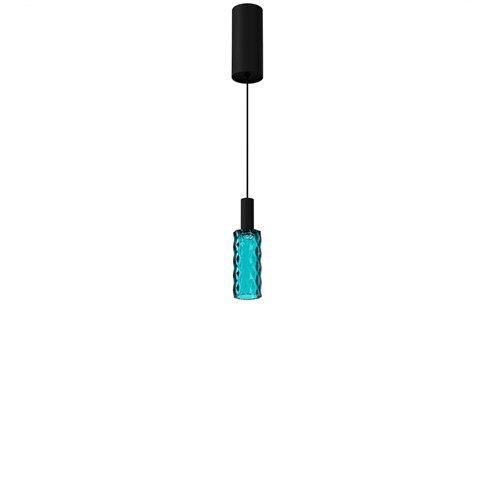Panzeri+Scent Pixel LED 4W 181lm 2700K CRI>90, rippvalgusti, türkiissinine