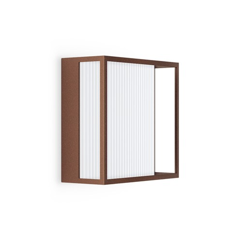 Lombardo+Glow 250 Mask LED 20W 1445lm 3000K, IP66, seinavalgusti, corten