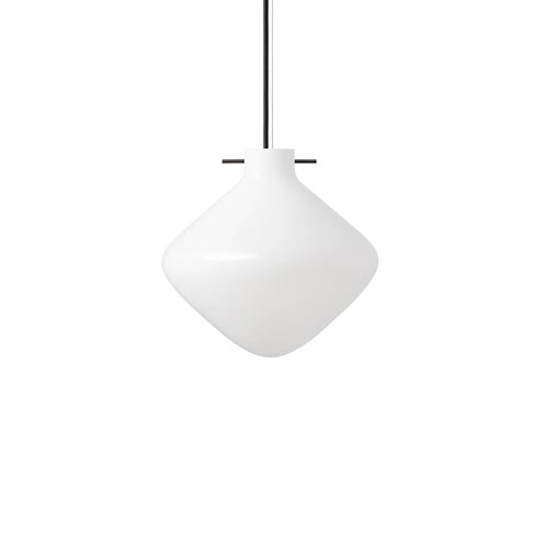 LYFA+REPOSE PENDANT 260 max 40W E14, rippvalgusti, must detail, must juhe, opaalklaas