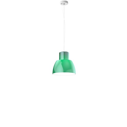 Nemo+LOROSAE Ø30 max. 60W E27, rippvalgusti, roheline