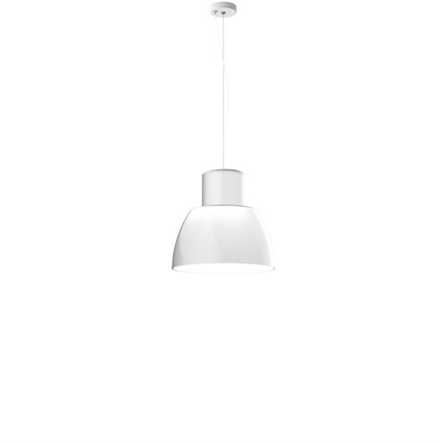 Nemo+LOROSAE Ø40 max. 60W E27, rippvalgusti, valge