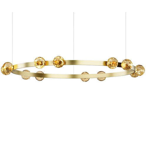 Panzeri+Murané R Ø140 LED 32W 1765lm 2700K CRI>90, rippvalgusti, pronks/šampanja, laerosett tellida eraldi