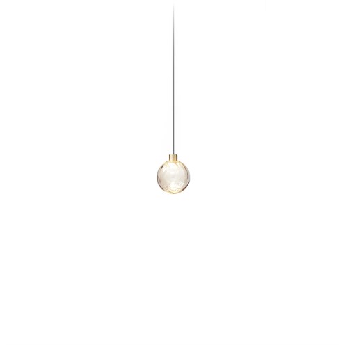 Panzeri+Murané Ø10 LED 2,7W 167lm 2700K CRI>90, rippvalgusti, klaar/šampanja, laerosett tellida eraldi