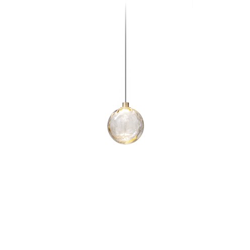 Panzeri+Murané Ø15 LED 2,7W 167lm 2700K CRI>90, rippvalgusti, klaar/šampanja, laerosett tellida eraldi