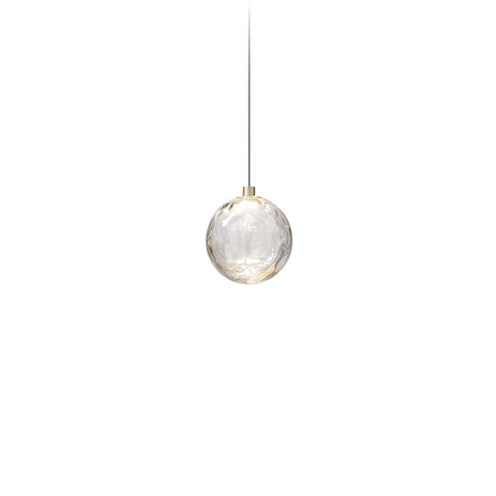 Panzeri+Murané Ø18 LED 2,7W 167lm 2700K CRI>90, rippvalgusti, klaar/šampanja, laerosett tellida eraldi