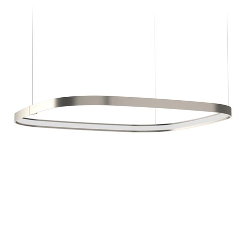 Panzeri+Zero Square 75 LED 36W 3059lm 3000K CRI>90, hämardatav, rippvalgusti, titaan, liiteseadmeta